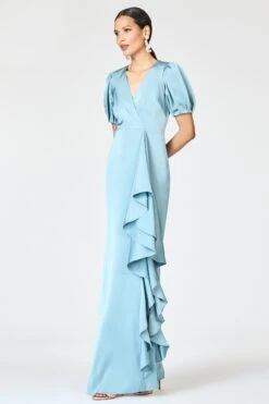 MILA GOWN - SEAGLASS