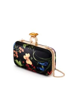 On The Rocks Clutch - Noir Wildflower -SACHIN & BABI Shop SHOT 14 293