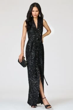 SYLVAIN GOWN - BLACK