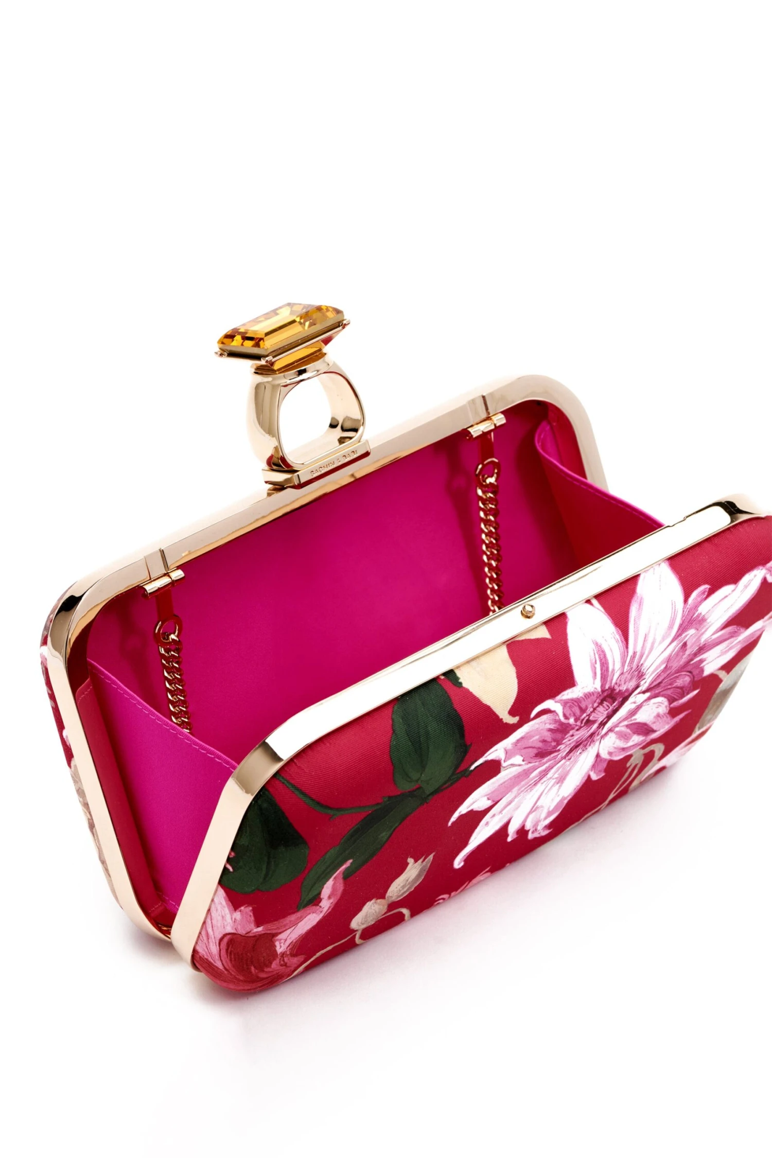 On The Rocks Clutch - Deep Pink Dahlia 5 On The Rocks Clutch - Deep Pink Dahlia - Image 3