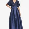 Simone Gown - Night Sky -SACHIN & BABI Shop SIMONEGOWN MIDNIGHT FRONT