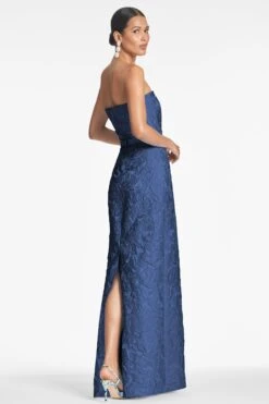 Sophia Gown - Midnight -SACHIN & BABI Shop SOPHIAGOWN MIDNIGHT BACK