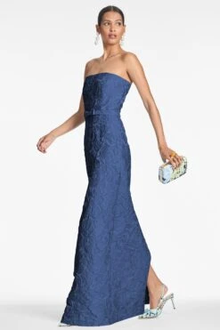 Sophia Gown - Midnight -SACHIN & BABI Shop SOPHIAGOWN MIDNIGHT SIDE2