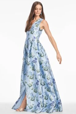 BROOKE GOWN - FREESIA FOREST -SACHIN & BABI Shop T251G17 452 3