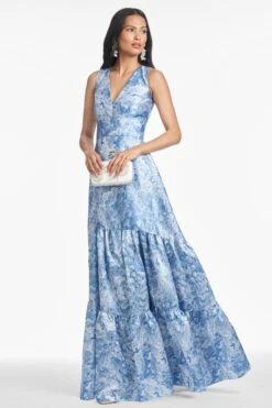 RORI GOWN - HYDRANGEA BLOOMS 8 RORI GOWN - HYDRANGEA BLOOMS -SACHIN & BABI Shop T252G14 458