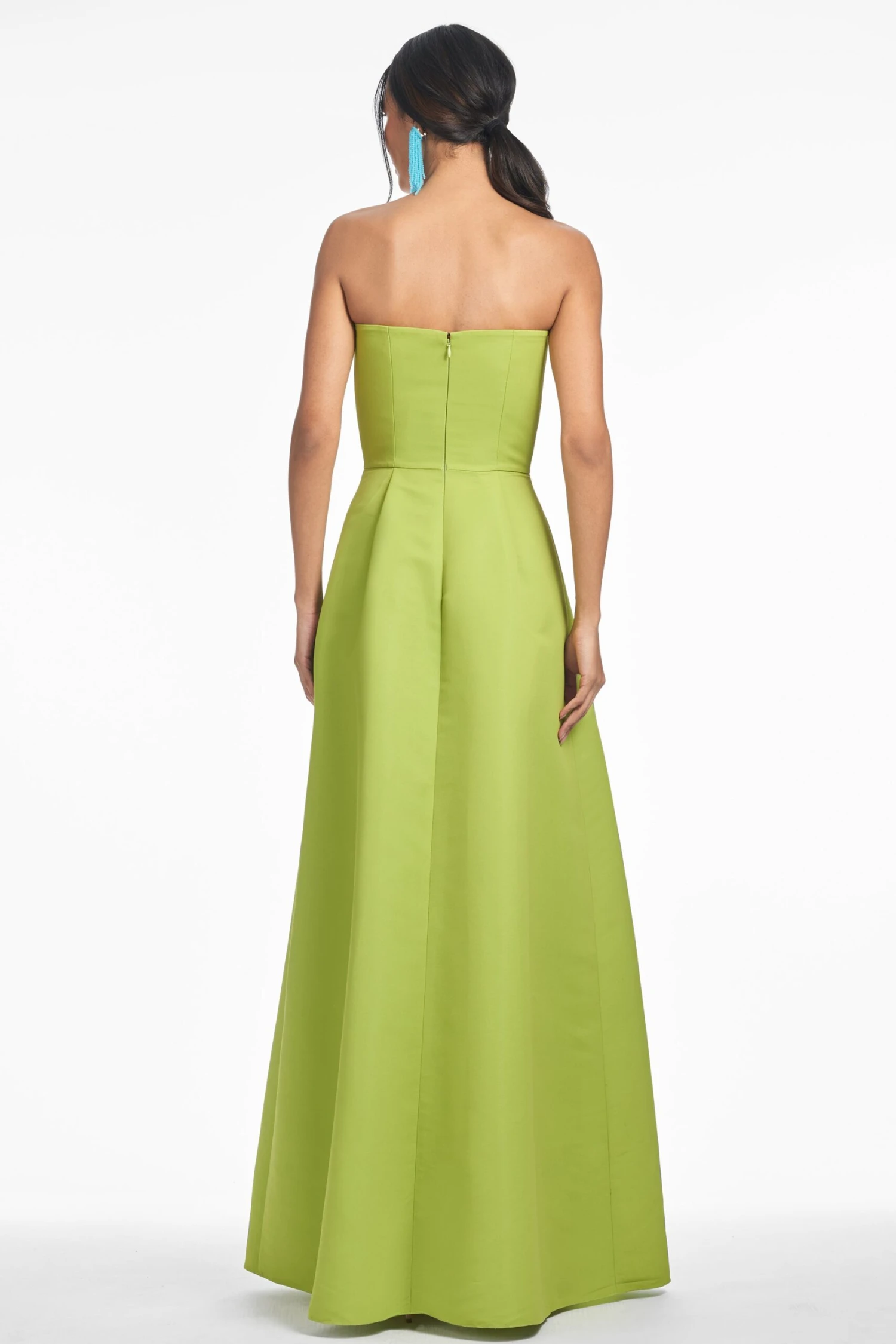 LARISA GOWN - PERIDOT CASCADE 6 LARISA GOWN - PERIDOT CASCADE - Image 4