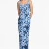 LANA GOWN - WILD SAPPHIRE ROSES -SACHIN & BABI Shop T252G57 402