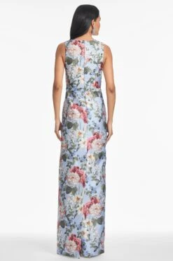 ADELLYN GOWN - POWDER BLUE BOUQUET -SACHIN & BABI Shop T252G66 067 5