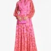Vera Gown - Rose/Vermillion