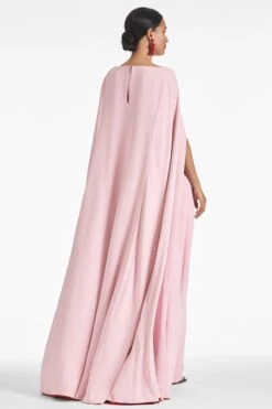 Vittoria Gown - Morganite/Ruby -SACHIN & BABI Shop VITTORIAGOWN MORGANITE RUBY BACK