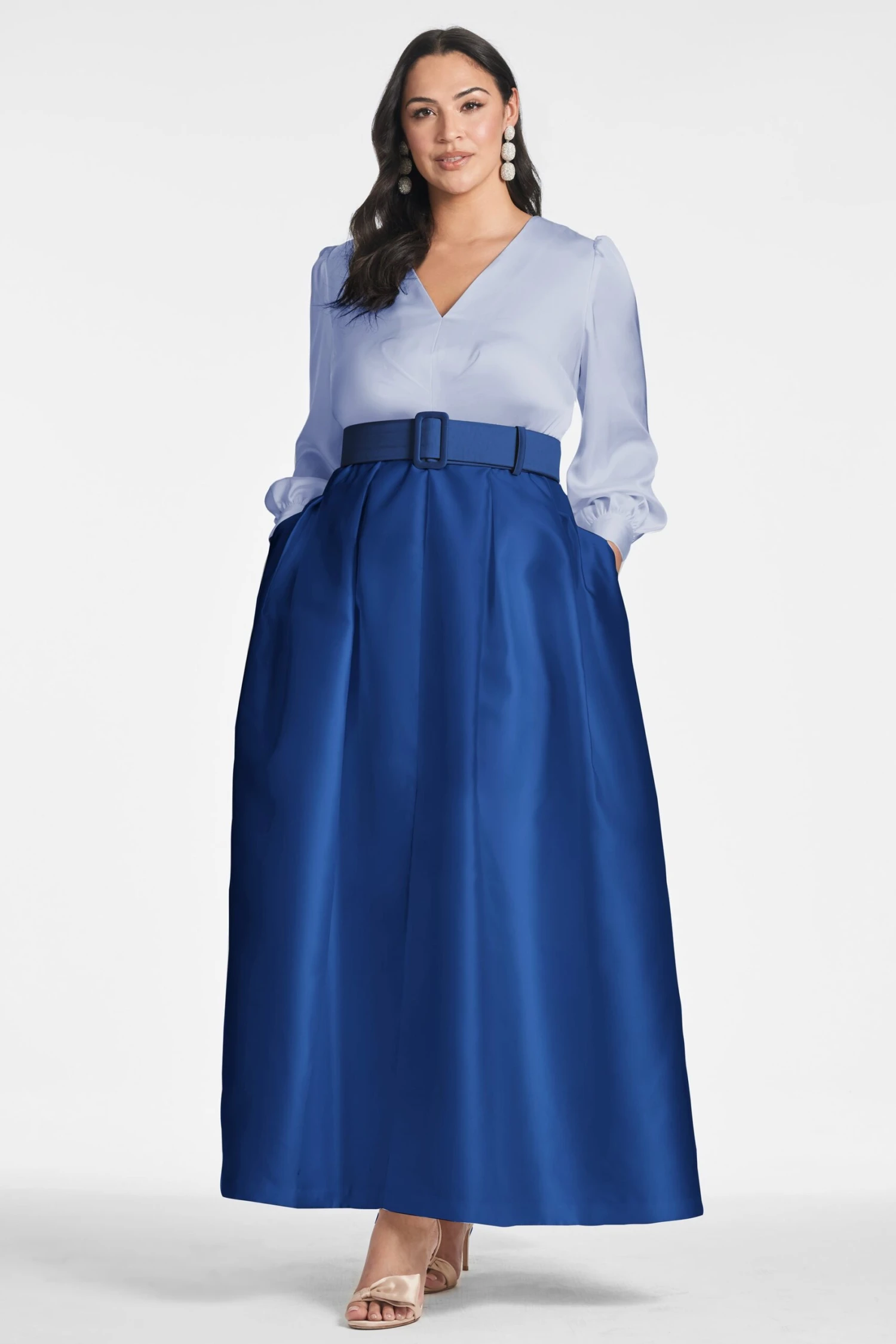 Zoe Gown - Periwinkle/Eclipse 6 Zoe Gown - Periwinkle/Eclipse - Image 4