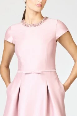 EMBELLISHED BLYTHE GOWN - ROSE QUARTZ -SACHIN & BABI Shop detailshot1