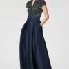 ARDEN GOWN - OBSIDIAN FROST/MIDNIGHT -SACHIN & BABI Shop frontF251G35 104 3