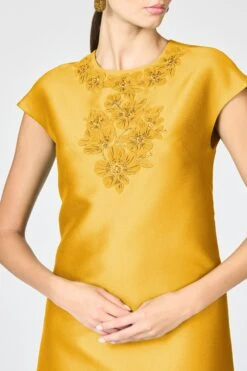 GWENDOLYN GOWN - SAFFRON -SACHIN & BABI Shop saffronF251G08 311 4