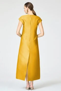 GWENDOLYN GOWN - SAFFRON -SACHIN & BABI Shop saffronF251G08 311 5